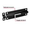 43697 - Pasador de barril 6" de acero acabado negro, HERMEX