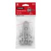 43703 - Pasador abatible para puerta, acabado cromo mate, HERMEX