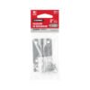 437133 43713 - Pasador de barra plana 2" acabado cromo, HERMEX
