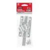 43720 - Pasador de barra plana 4" acabado cromo, HERMEX
