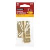 437243 43724 - Pasador de barra plana 2" acabado latón, HERMEX