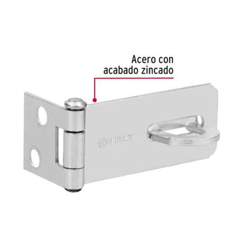 437311 43731 - Portacandado de acero zincado 1-3/4", HERMEX