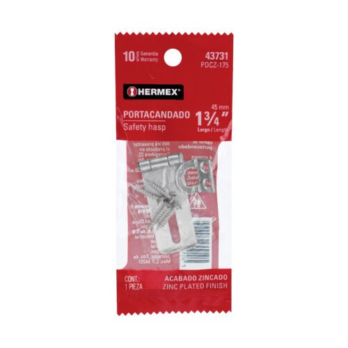 437313 43731 - Portacandado de acero zincado 1-3/4", HERMEX