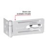 437411 43741 - Portacandado de acero zincado 3-1/4", HERMEX