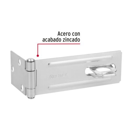 43746 - Portacandado de acero zincado 4-1/2", HERMEX