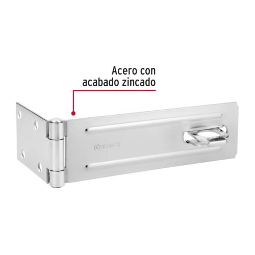 437511 43751 - Portacandado de acero zincado 6", HERMEX