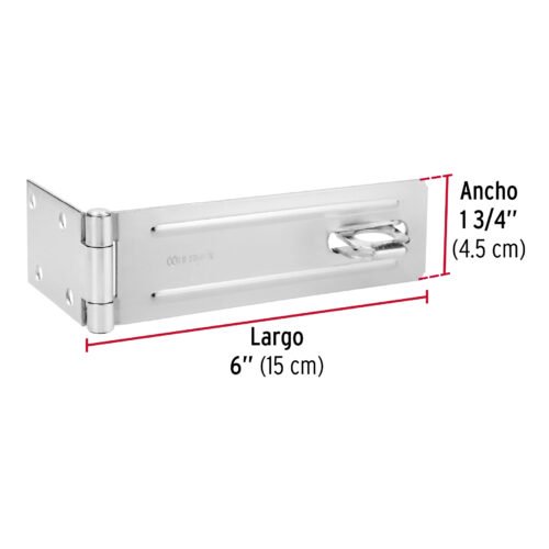 437512 43751 - Portacandado de acero zincado 6", HERMEX