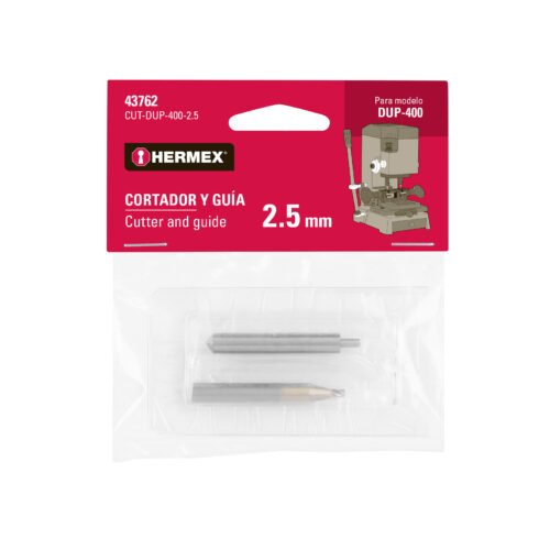 43762 - Cortador y guia para DUP-400 2.5 mm, HERMEX