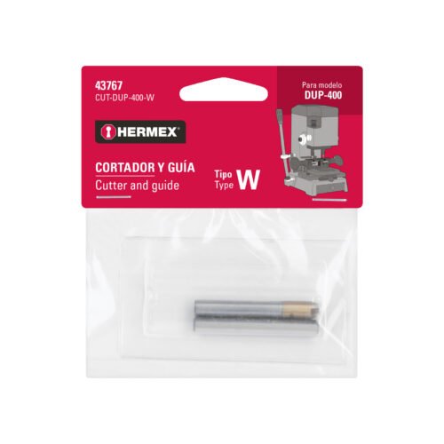 43767 - Cortador y guia para DUP-400 W, HERMEX