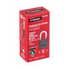 43793 - Candado de hierro 32 mm gancho largo en caja, HERMEX