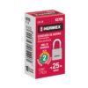 43795 - Candado de hierro 25 mm gancho corto en caja, HERMEX