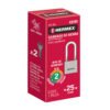 437975 43797 - Candado de hierro 25 mm gancho largo en caja, HERMEX