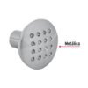 438051 43805 - Perilla metálica estilo "Contempo", níquel satinado, HERMEX