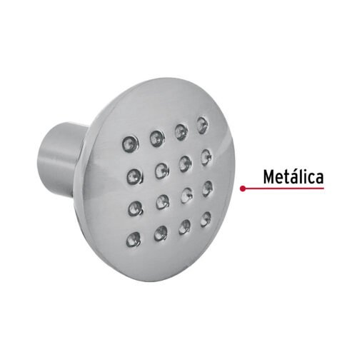 438051 43805 - Perilla metálica estilo "Contempo", níquel satinado, HERMEX