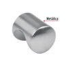 438071 43807 - Perilla metálica estilo "Cilindro", níquel satinado, HERMEX