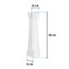 44005 - Pedestal de porcelana para lavabo, blanco, FOSET