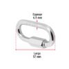 44022 - Bandola de acero de 1/4" con seguro, FIERO
