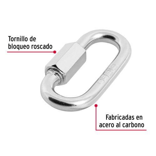 440232 44023 - Bandola de acero de 5/16" con seguro, FIERO