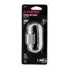 440243 44024 - Bandola de acero de 3/8" con seguro, FIERO