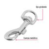44029 - Bandola de zinc de 7/16" giratoria, FIERO