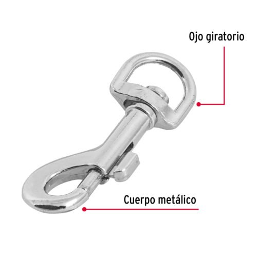 44029 - Bandola de zinc de 7/16" giratoria, FIERO