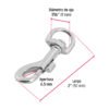 44029 - Bandola de zinc de 7/16" giratoria, FIERO