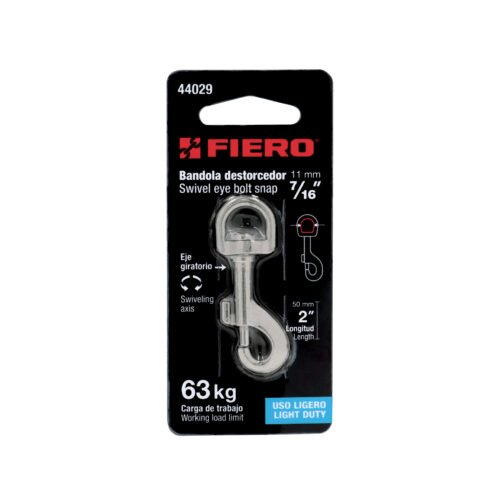 44029 - Bandola de zinc de 7/16" giratoria, FIERO