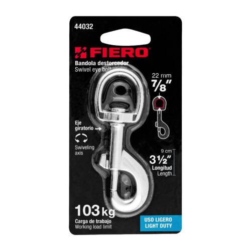 440323 44032 - Bandola de zinc de 7/8" giratoria, FIERO