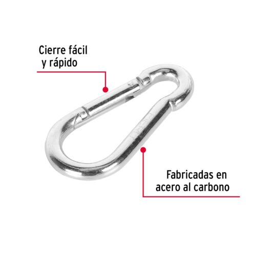 44040 - Bandola mosquetón de acero 3/8", FIERO