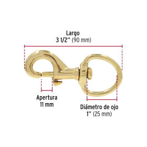 44047 - Bandola destorcedora de latón 1", FIERO
