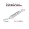 44053 - Tensor zinc 3/16" gancho-argolla, FIERO