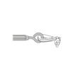 44053 - Tensor zinc 3/16" gancho-argolla, FIERO