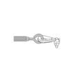 44056 - Tensor zinc 3/8" gancho-argolla, FIERO