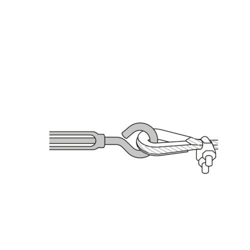 44056 - Tensor zinc 3/8" gancho-argolla, FIERO
