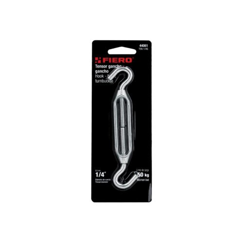 44061 - Tensor zinc 1/4" gancho-gancho, FIERO