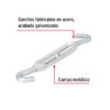 440631 44063 - Tensor zinc 3/8" gancho-gancho, FIERO