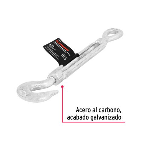 44067 - Tensor forjado 1/2" gancho-argolla, FIERO