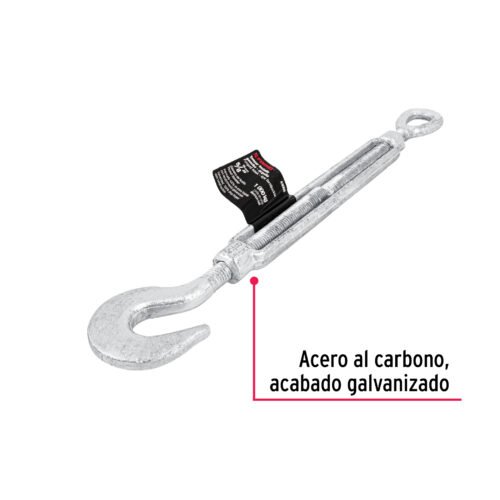 44068 - Tensor forjado 5/8" gancho-argolla, FIERO