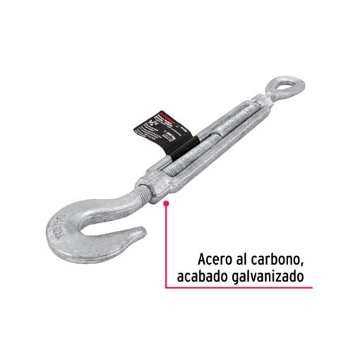 44069 - Tensor forjado 3/4" gancho-argolla, FIERO