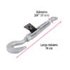 44069 - Tensor forjado 3/4" gancho-argolla, FIERO
