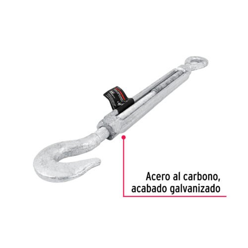 44070 - Tensor forjado 7/8" gancho-argolla, FIERO