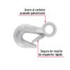 44075 - Gancho eslinga de acero forjado 3/4", carga 500 kg, FIERO