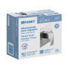 44081 - Monomando para regadera sin desviador, cromo, FOSET KUBO