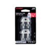 44084 - Blíster c/2 nudos (perros) de hierro p/cable de 1/4", FIERO
