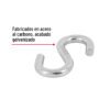 44091 - Gancho "S" de 3/16" de acero para cable, FIERO