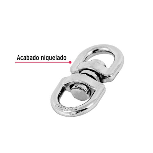 44097 - Destorcedor metálico de 1/8", FIERO