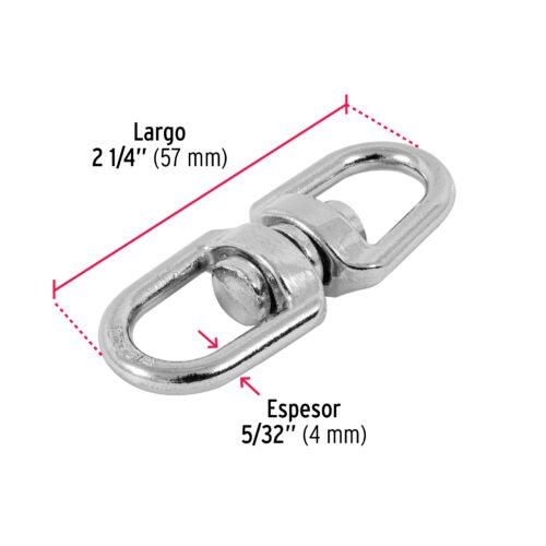 44098 - Destorcedor metálico de 5/32", FIERO