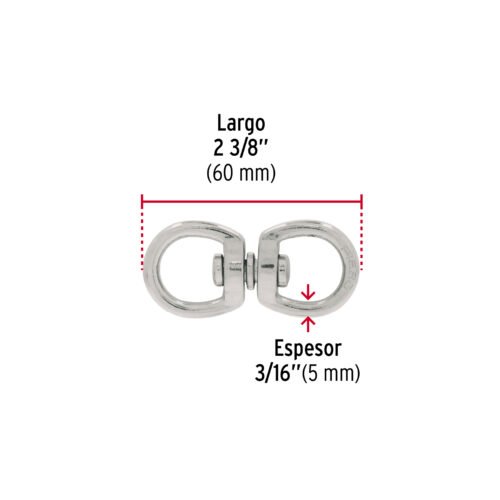 44099 - Destorcedor metálico de 3/16", FIERO