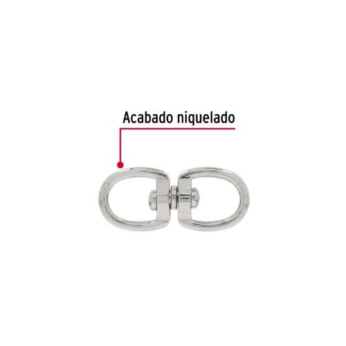 44100 - Destorcedor metálico de 1/4", FIERO