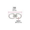 44100 - Destorcedor metálico de 1/4", FIERO